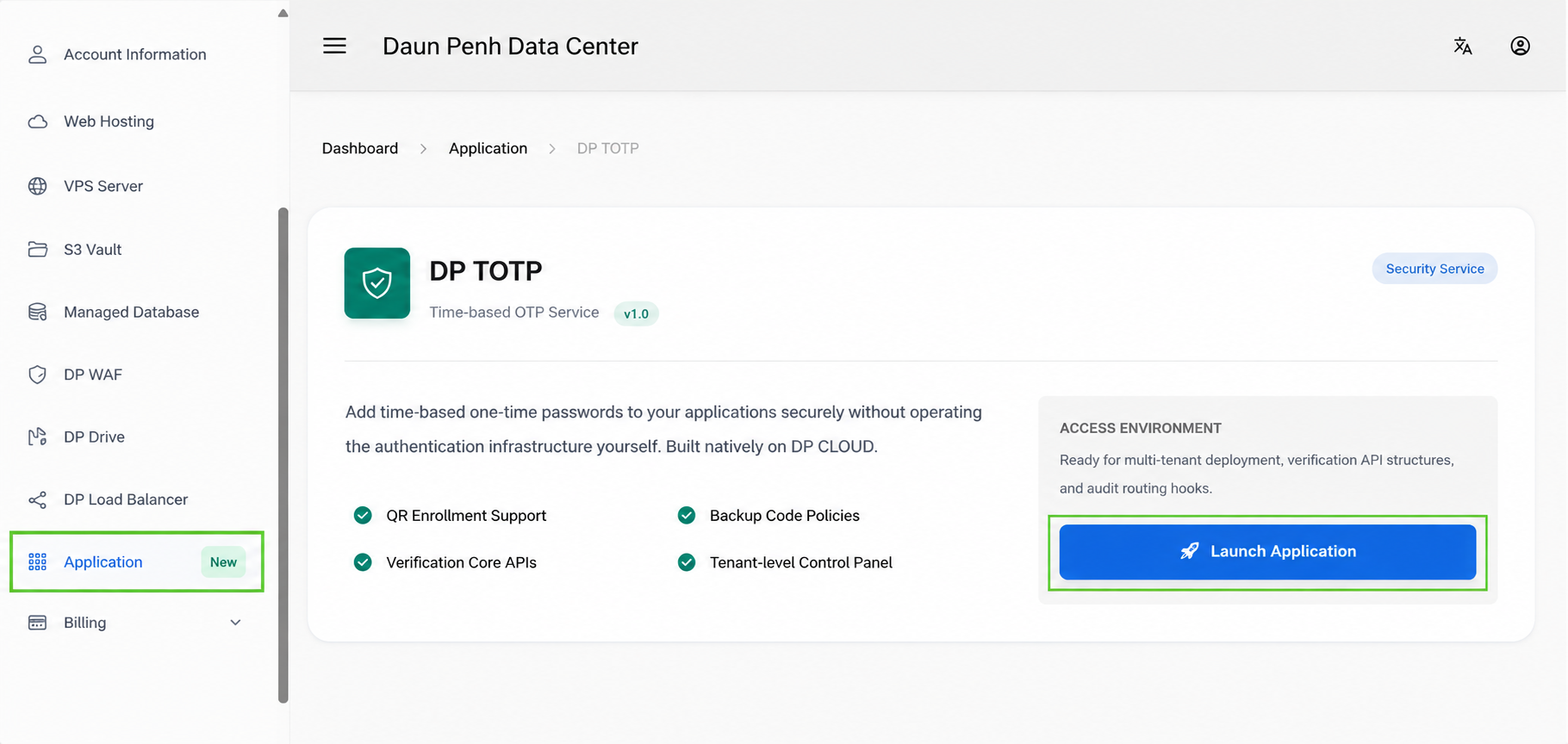 Launch Application